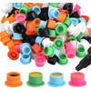 ATOMUS 200 piezas Silicon tattoo Ink Cup desechables Silicon tattoo