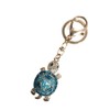 Regal Key Chain Turtle Bag Charm Bling Key Ring Blue