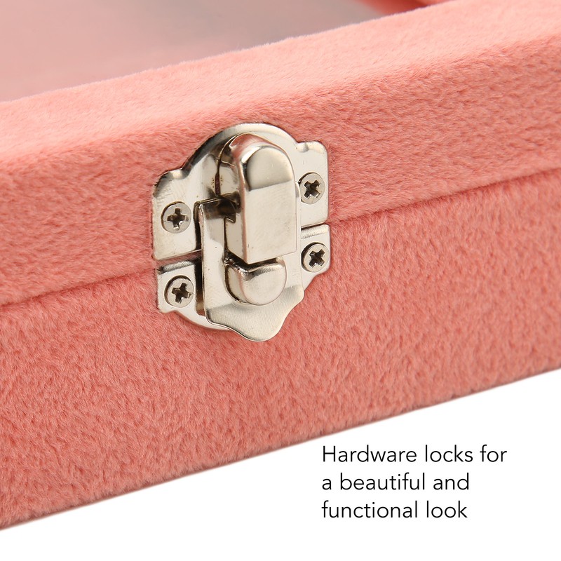 Pin Display Case Clear Dustproof Medal Display Case Frame for