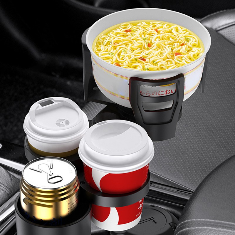 4 in 1 Car Cup Holder Expander 360° Rotating Space