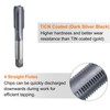 sourcing map 5/8"-14 UNS Thread Tap 6542 Cobalt High-Speed Steel