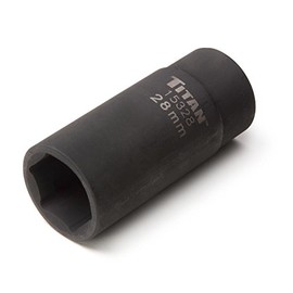 Titan 15328 28mm 1/2" Drive 6 Point Axle Nut Socket