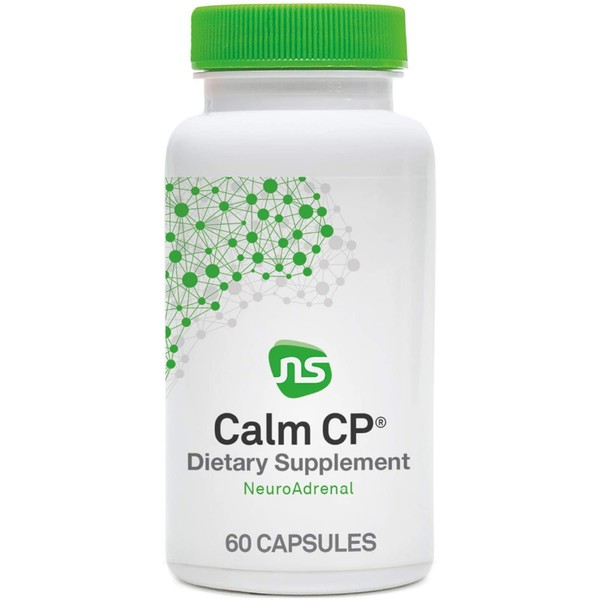 NeuroScience Calm CP - Cortisol Focused Adrenal and Sleep Support with Banaba Leaf (2% Corosolic Acid) and Phosphatidylserine (60 Capsules)