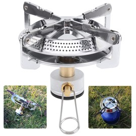 Leapiture Portable Mini Camping Stove Folding Mini Oven Stove Outdoor Gas Stove Windproof Stove Picnic Cookware Outdoor Camping Hiking Cooking Suitable