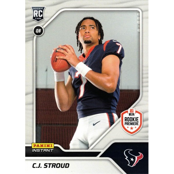 2023 Panini Instant Football #42 C.J. Stroud Rookie Card Texans - Only 2,359 made!