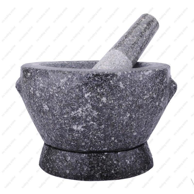 M.V. Trading Kruk Thai Stone Mortar and Pestle, 2+ Cup