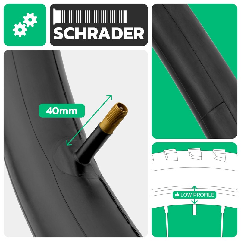 Bicycle Inner Tube 26 x 2.15 > 2.40 (ETRTO 55/62-559)