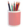 Ambesonne 4th of July Pencil Pen Holder, Circles with Stars