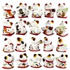 Freak Scene Ceramic Kittens - Small Lucky Cats - White