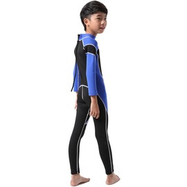 Neoprene Wetsuit One Piece Swimsuit for Kids Boys Girls UV Protection for Swim Surf Snorkel Scuba Diving
