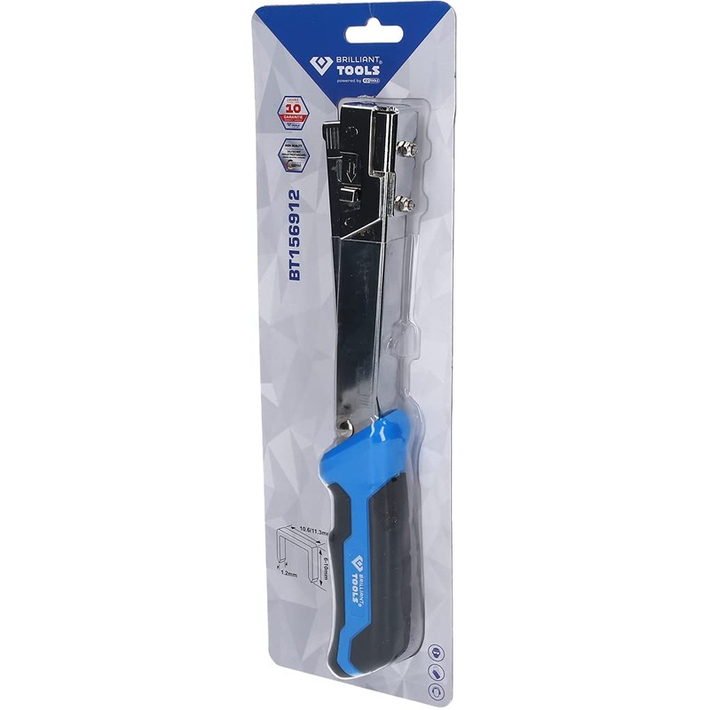 BRILLIANT TOOLS BT156912 Hammer Tacker [Powered by KS Tools]
