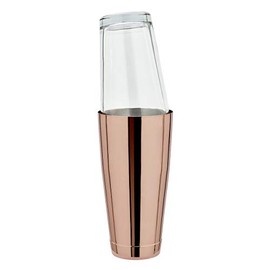 Boston Shaker 28oz Stainless Steel 304 Copper Look with Original American Mixing Glass