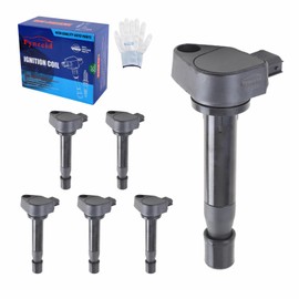 Pynccid UF242 High-Performance Ignition Coils Set of 6 for 1999-2010 Honda Odyssey/2000-2003 Accord & Acura TL/RL/CL 3.2L 3.5L V6 - Replaces 30520-P8E-A01