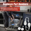WD49X30778 Door Cable and Spring Kit for GE, Hotpoint, Haier