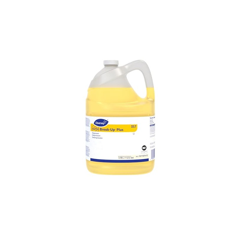 Diversey 101107412 Suma Break-Up Plus D3.7 Degreaser, Alkaline Solvent Free