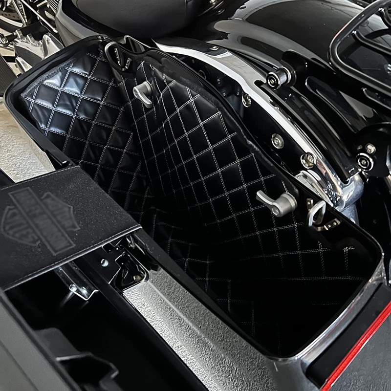 motosikleta Saddlebag Liners Carpet Insert for 4 inch Tapered Hard