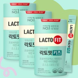 Chong Kun Dang Health Lactopit Kids 2g 60 sachets 3 cans children elementary school student lactobacillus / 종근당건강 락토핏 키즈 2g 60포 3통 어린이 초등학생 유산균