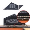 Guitar String Action Gauge Ruler Tool Stainless Steel Electric Guitar