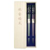 Couple Chopsticks, Dishwasher, Silver Mai Cherry Blossom (Green, Purple), Japanese