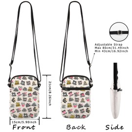 JTOUK Spanish Bible Verse Inspired Makeup Bag Christian Belief Gift for Spanish Christian (Amor CR EU)