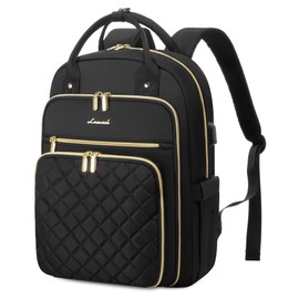 LOVEVOOK Extra Large Travel Backpack Stylish Laptop Backpack Purses for Women, Water Resistant Business Teacher Nurse College Work Computer Bag with USB Charging Port, Fits 18" Laptop