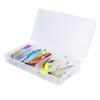 11pcs Fishing Lure Kit Mini Plastic Metal Soft Shrimp Hard