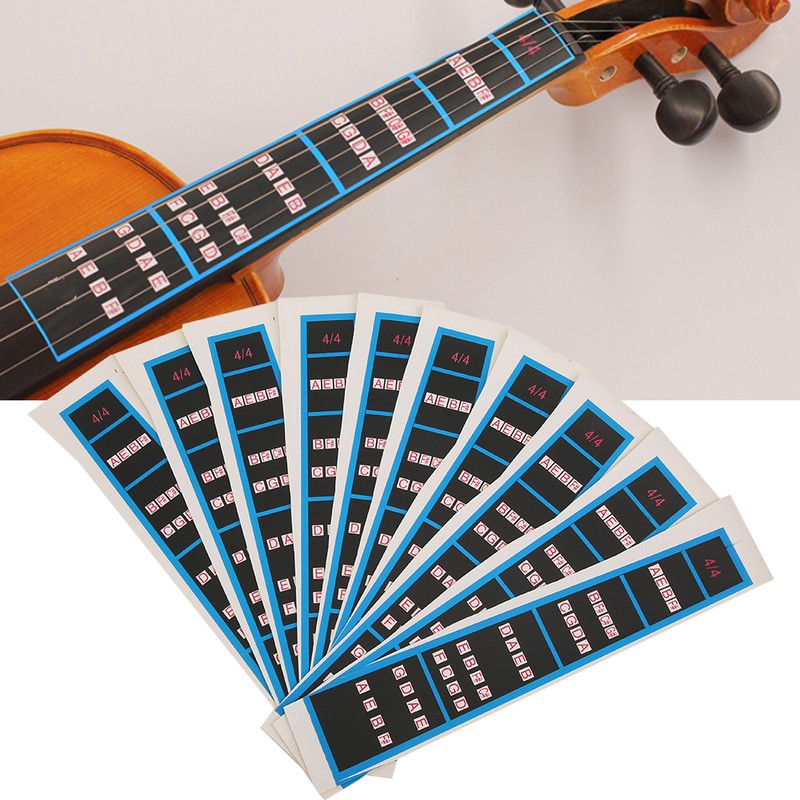 Violin Sticker Black Blue Fingerboard Guide Beginners Musical Instrument AccessoriesBC05