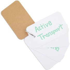 Blank Flashcards with Binder Rings, Study Materials (2.2 x 3.5 In, 8 Pack)