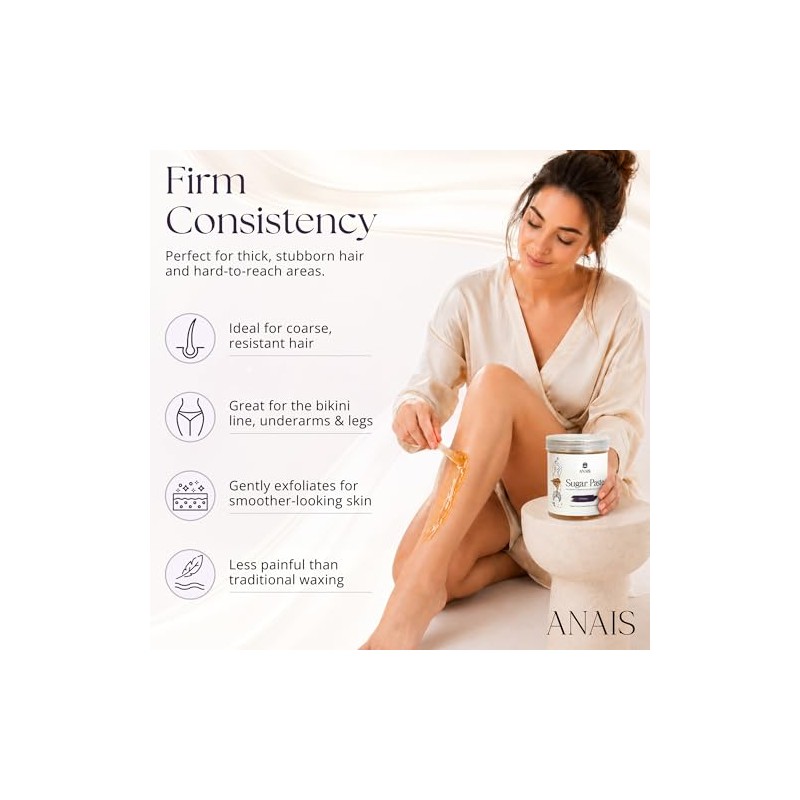 Wax Hair Removal 500g, Strong Consistency – Natural Sugaring Wax