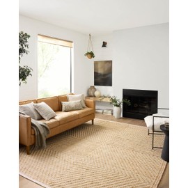 Loloi Angela Rose Colton Collection CON-04 Natural/Ivory 4'-0'' x 6'-0'', .38" Pile Height, Accent Rug