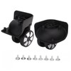Pack of 2 Suitcase Wheels Replacement Wheels, 360 Degree Suitcase