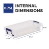 BANKERS BOX Storage Box 0.75L (10 Pack) - BPA-Free, Stackable