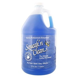 Concentrated Coffee Pot Cleaner/Food and Beverage Stain Remover - Over 20 Uses Per Bottle - Made in the USA, 1 Gallon