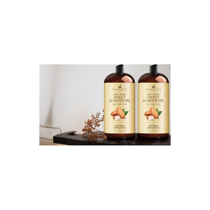 Handcraft Blends Aceite De Almendras Dulces - 28 Fl Oz