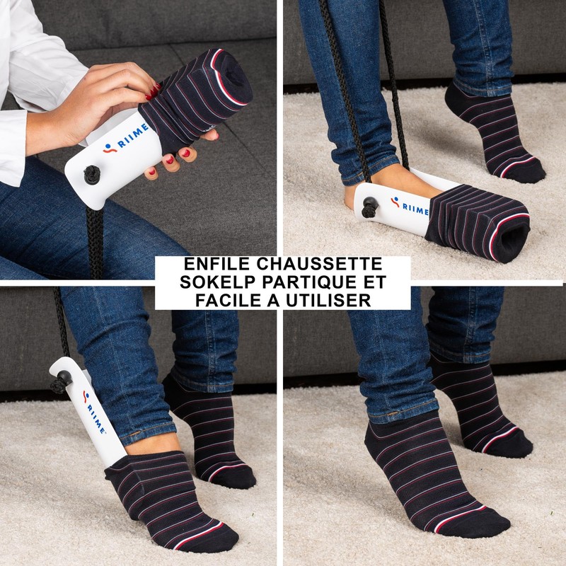Sock Aid SOKELP-Sock Aids for Putting On Socks-Effortlessly-Sock Helpers for
