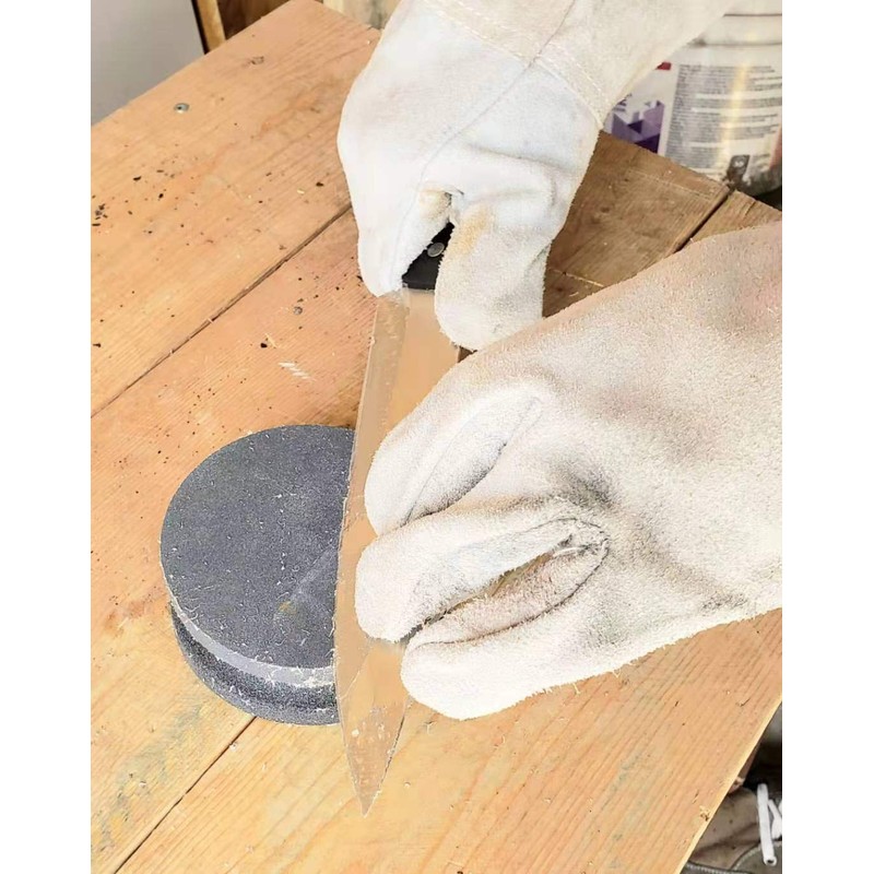 4" Dual Grit Axe/Hatchet Silicon Carbide Sharpener Multipurpose Sharpening Stone