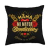 Latina Mom Spanish Happy Mothers Day Grandma Gifts Throw Pillow
