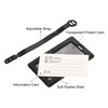 MECCANIXITY Luggage Tag, PVC Identifier Card Holder Label, Not Your
