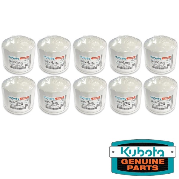 Kubota Genuine OEM Kubota HH164-32430 Oil Filter - 10 PACK