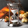 60 Minute Hourglass Sand Timer with Metal Frame, Big Size