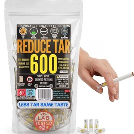 Filtros de cigarrillos 600 filtros de cigarrillos que eliminan alquitrán y productos químicos, puntas de filtro de cigarrillos desechables para llevar como otros accesorios para fumar como