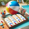 Beachball Theme Individualy Wrapped Printed Cookies 24 Pack Bulk