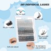300 Pcs Individual Lashes 20D+40D+50D Lash Clusters Mix Styles DIY