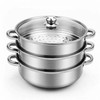 AuFranc® 5 Quart Steamer for Cooking - Stainless Steel Steam
