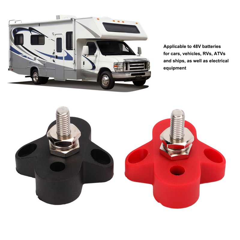 48V Power Distribution Studs Battery Power Ground Junction Post Bus
