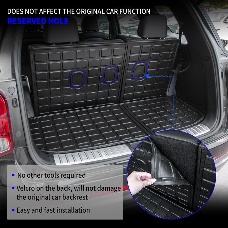 Rongtaod Floor Mats Compatible with 2020-2025 Hyundai Palisade Floor Liner