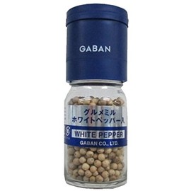 GABAN Gourmet Mill, White Pepper, 1.1 oz (33 g)