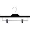 High-end Black Acrylic Bottom Hanger, 12 Pack Luxury Quality Pants