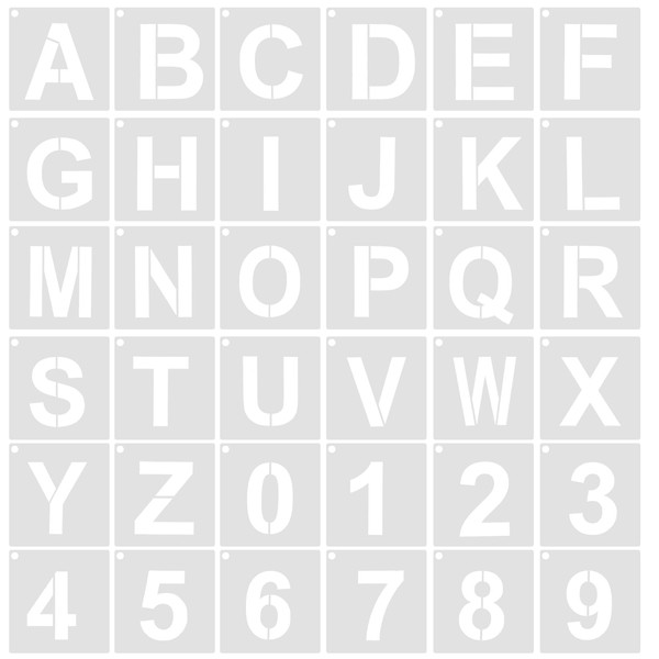 3 Inch Large Alphabet Stencils Letter Stencils, Reusable Letter and