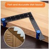 Stair Measuring Knob, Square Gauge Aluminium Alloy Stair Stringer Layout